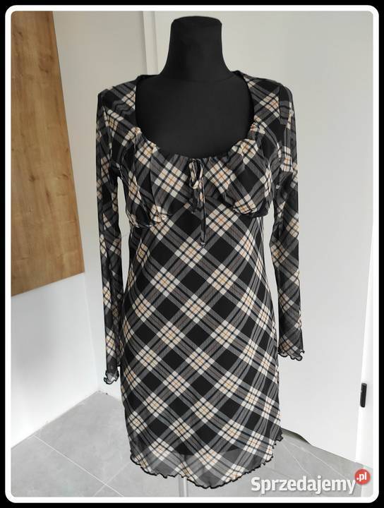 Primark sukienka 42 XL tunika w kratkę z Rozmiar 42(XL)