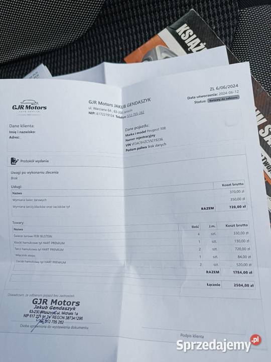 Sprzedam Peugeot 308 Jarocin