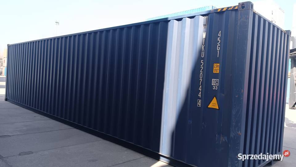 Kontener morski 40 HC High Cube 12 metrowy Pewny Kutno