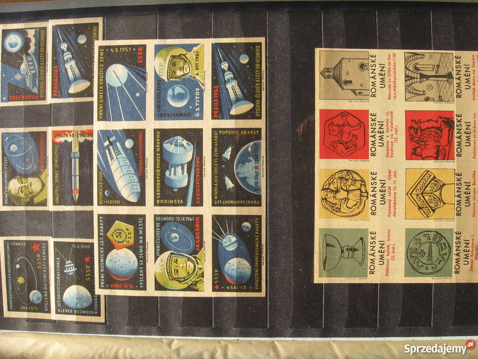 Kolekcja etykiet zapałczanych mazowieckie Warszawa