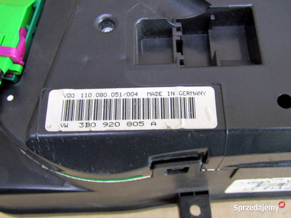 LICZNIKZEGARY VW PASSAT B5 LIFT19TDI 3B0920805A Mysłaków sprzedam