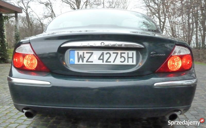 Jaguar SType 01 V6 240 ciemnozielony jasne autoalarm Warszawa sprzedam