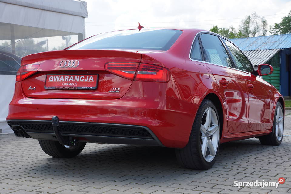Audi A4 20 TDI CR 150 Lift 4x4 SLine Webasto Nowy Sącz