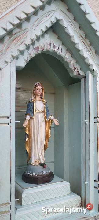 Kapliczka z figurą Maryji vintage Nowy Sącz