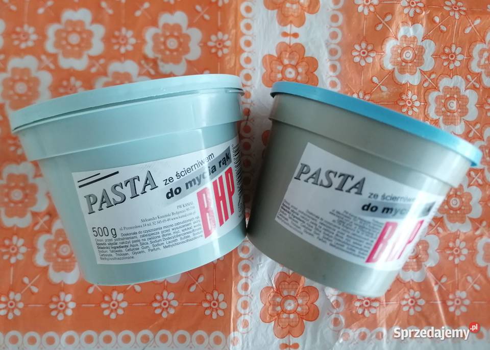 Pasta do mycia rąk BHP 500g Łódź