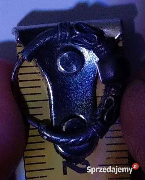 Kolczyki srebrne szare koła etno boho rock punk Warszawa