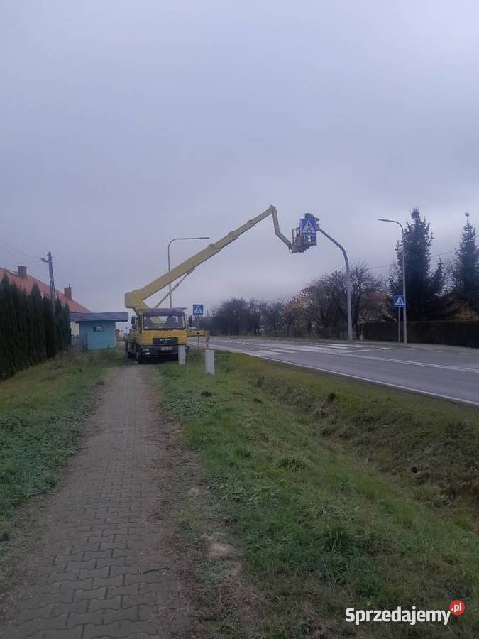 Wynajem podnośnika koszowego