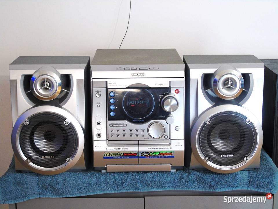 Wieża stereo amsung kolumny Radio RDS Mag AUX Jasło