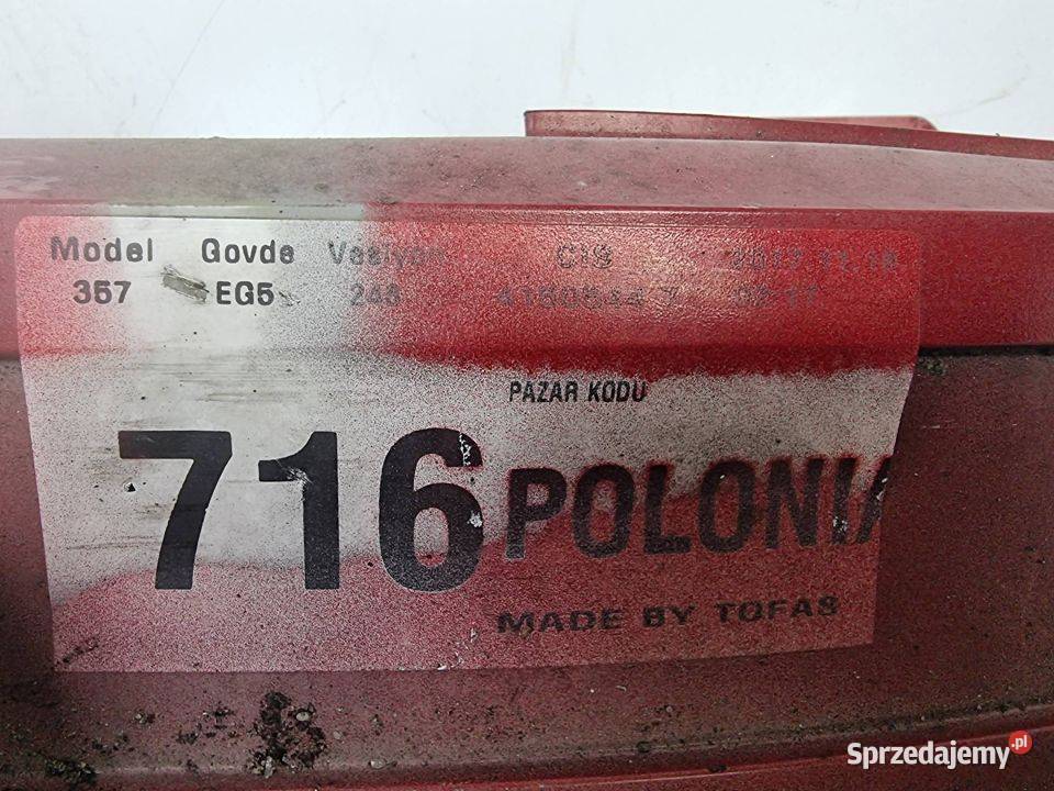 BELKA ZDERZAKA PRZÓD FIAT TIPO II osobowe Lipno