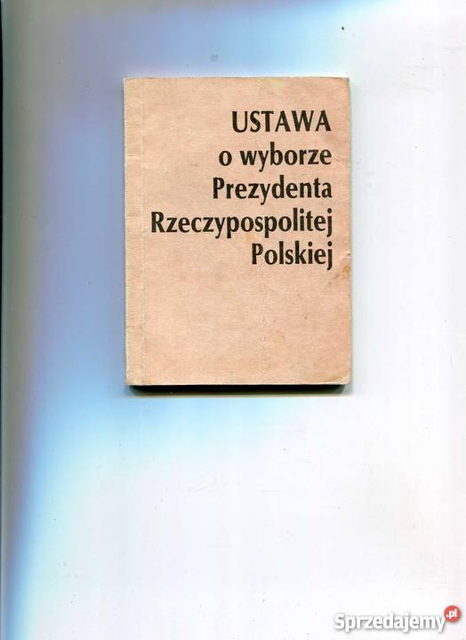 Ustawa o wyborze Prezydenta Rzeczypospolitej