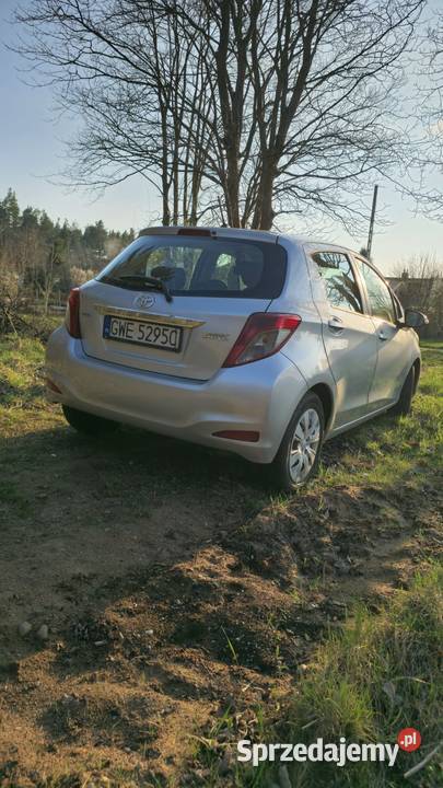 Toyota Yaris III 2013 10 benzyna14500 manualna pomorskie Wejherowo