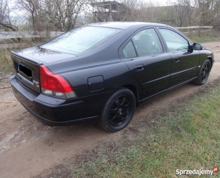 Volvo S60 24d czarny manual elektryczne szyby Nur