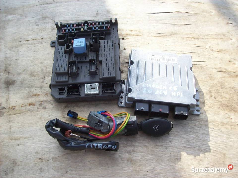 Citroen C5 20 16V Zestaw startowy Sterownik