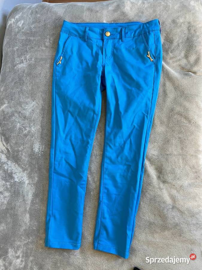 Spodnie rurki niebieskie Rozmiar 36(S) Spodnie Jasło sprzedam