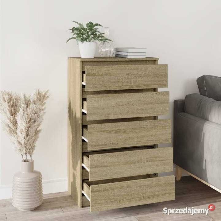 Komoda kolor dąb sonoma 60x36x103 materiał Warszawa sprzedam