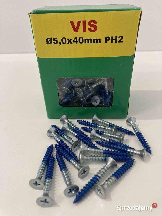 Wkręty VIS 5 x 40mm PH2 150 sztuk Rokietnica