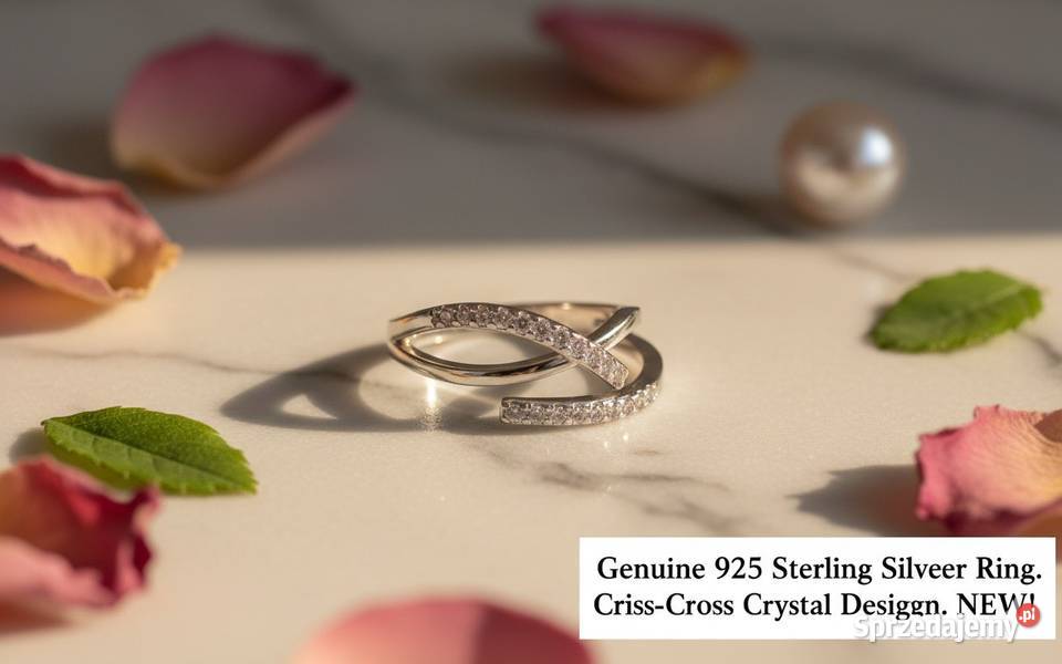 Srebrny Pierścionek Próba 925 Regulowany Wrocław