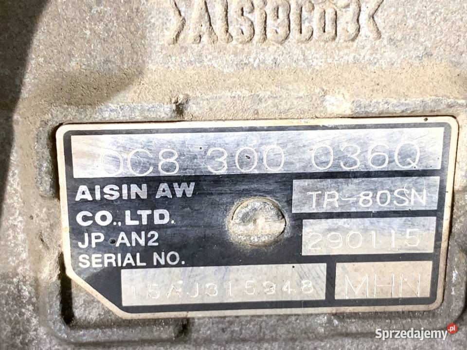 SKRZYNIA BIEGÓW AUDI Q7 4L MHN 30 272 0616