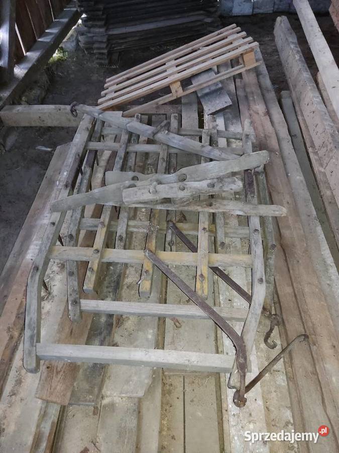 Brony drewniane konne Rolnictwo Lublin