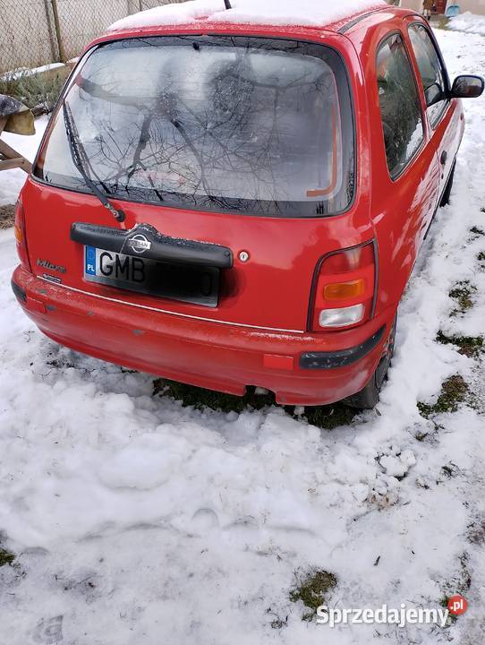 Nissan Micra K11 10 benzyna Caly na czesci pomorskie Nowy Staw sprzedam