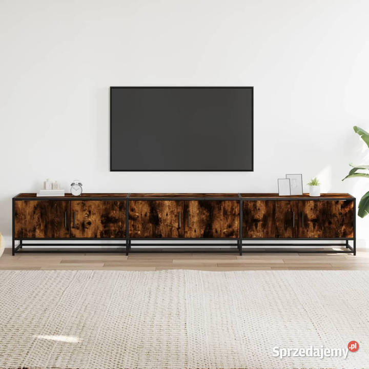 Szafka pod telewizor przydymiony dąb 240x35x41 mazowieckie Warszawa sprzedam