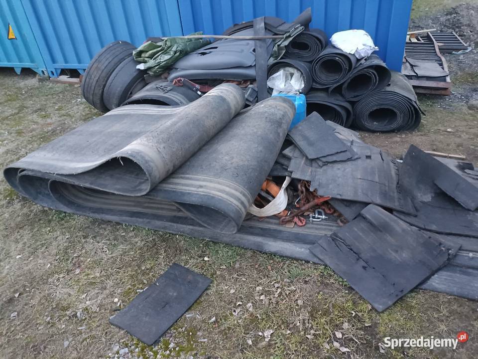 Pas transmisyjny pod gąsienice Podkłady gumowe Zduńska Wola