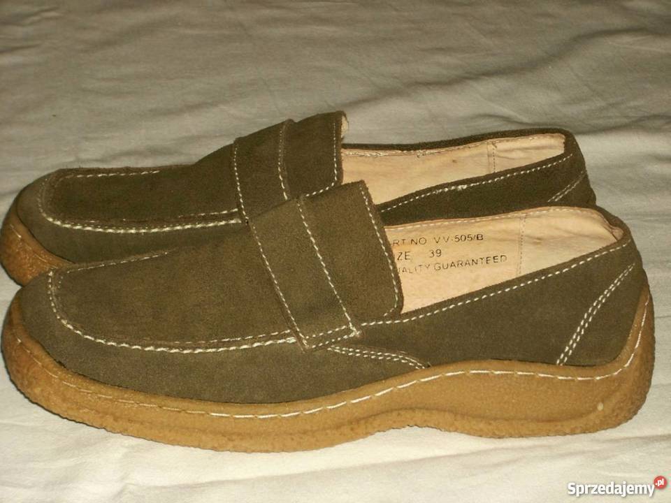 Skórzane półbuty gruba podeszwa NOWE 39 395 małopolskie