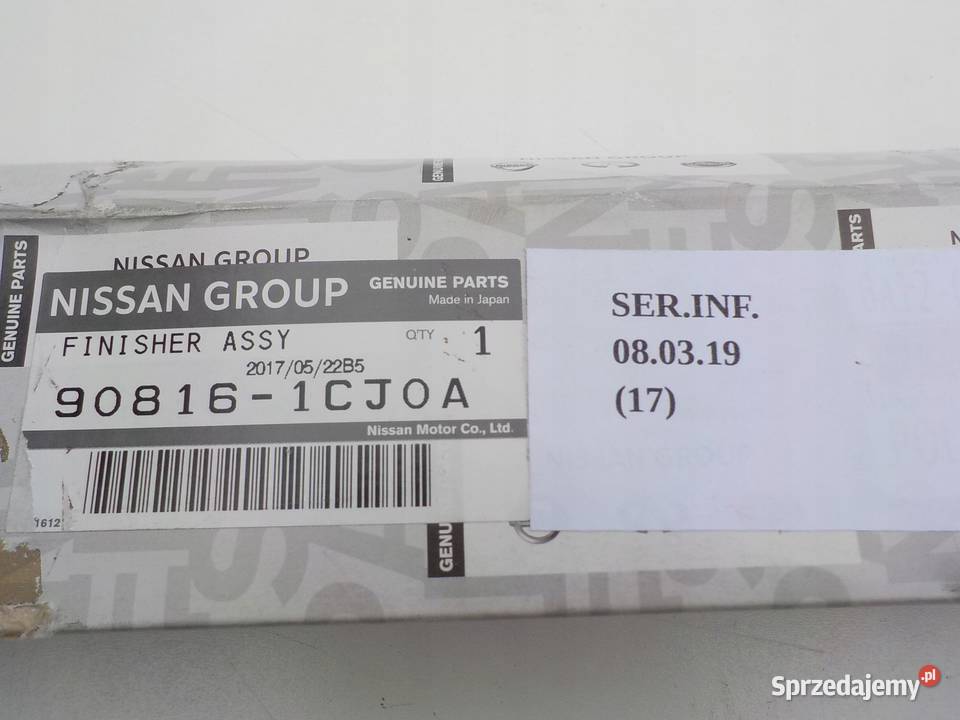 LISTWA KLAPY CHROM INFINITI QX70 FX S51 Nowy Tomyśl