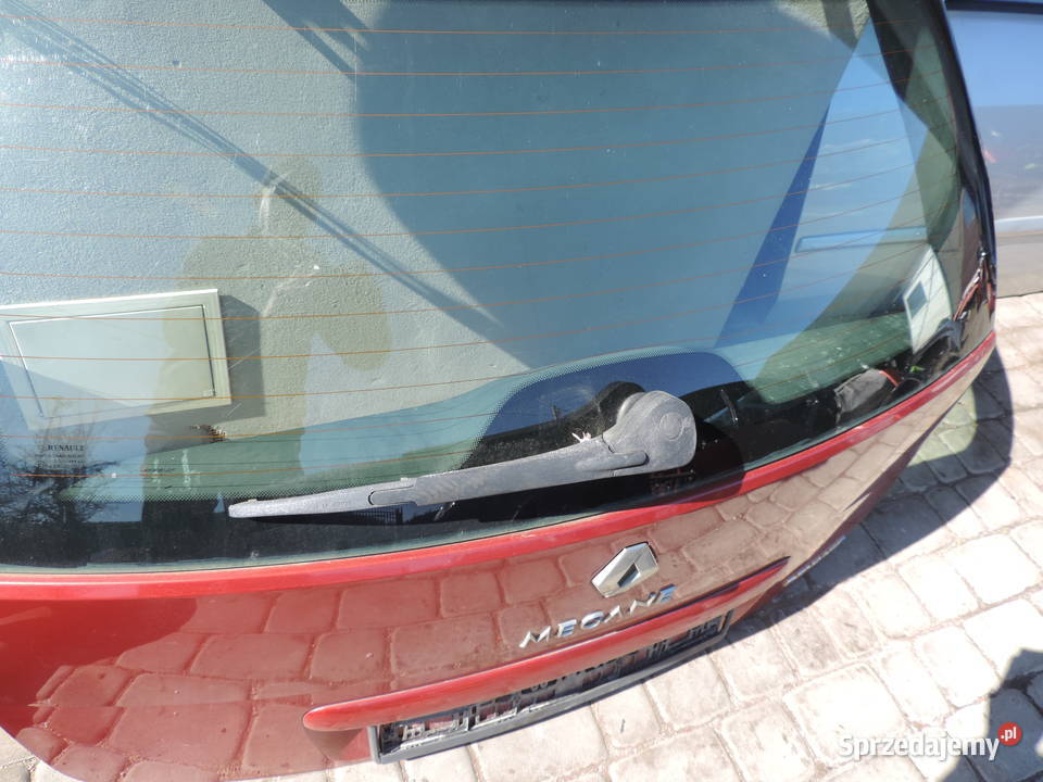 RENAULT MEGANE 2 II KLAPA TYLNA KOMBI CZERWONA Nowy Sącz sprzedam