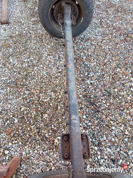 Przyczepka samochodowa oś Dowód rejestracyjny