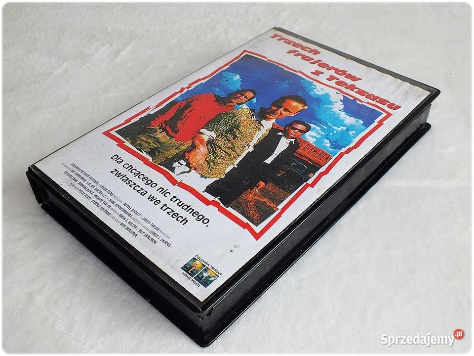 Kaseta VHS Trzech frajerów z Teksasu Film na