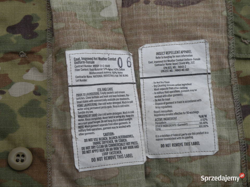Bluza IHWCU multicam OCP 39 long FEMALE Wrocław