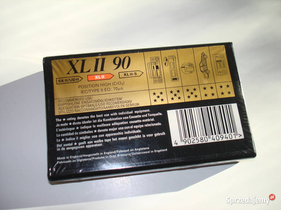 Maxell Kaseta do magnetofonu XL II 90 min nowa i Magnetofony wielkopolskie