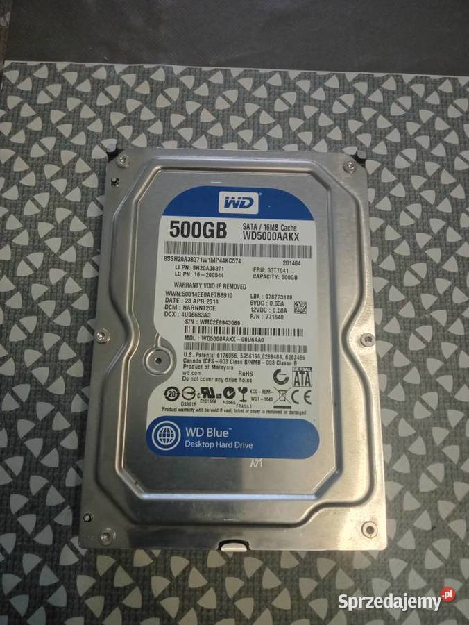 Dysk WD 500 małopolskie Myślenice