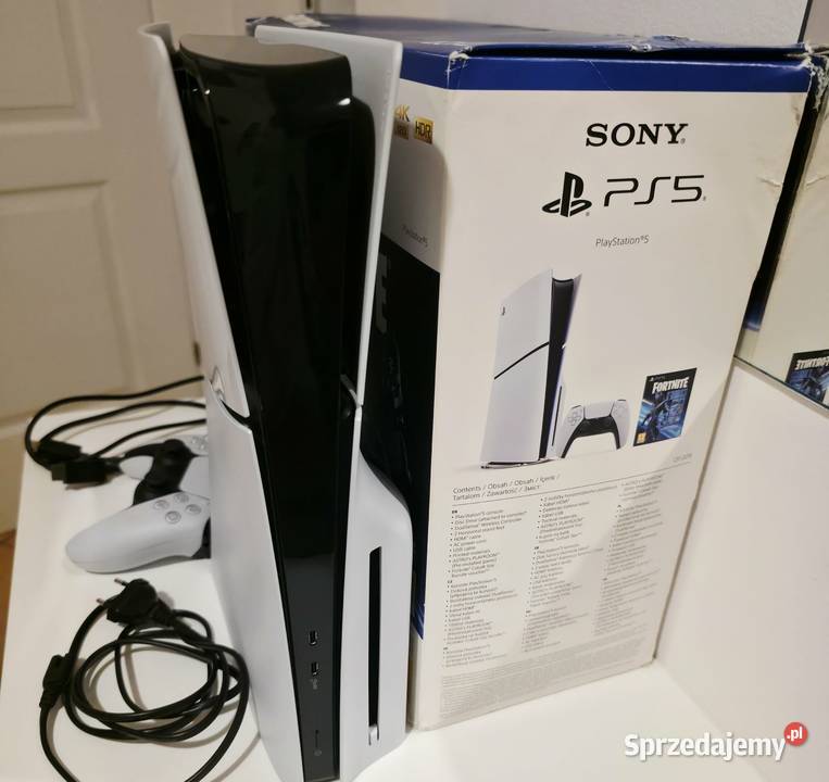 PLAYSTATION 5 SLIM Z NAPĘDEM BLURAY 1TB W