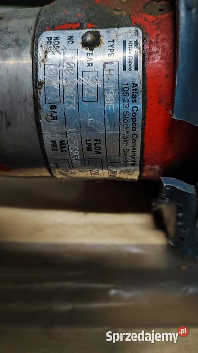 Młot hydrauliczny Atlas Copco agregat Sucha Beskidzka