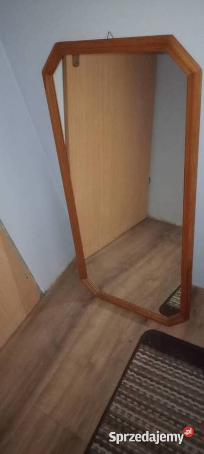 Lustro w drewnianej ramie Kraków sprzedam