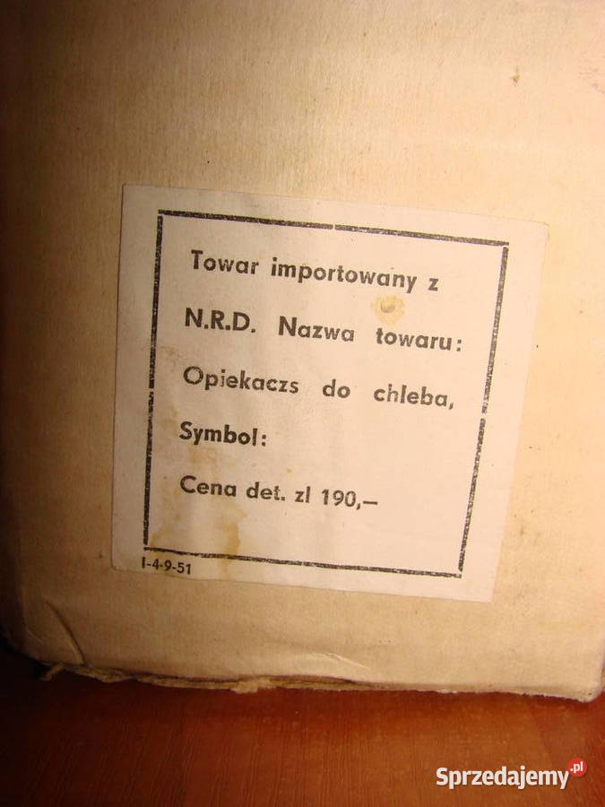 Hageka opiekacz do chleba PRL Pruszcz Gdański sprzedam