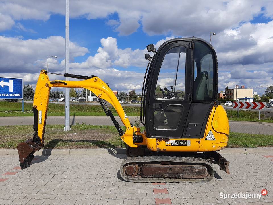 JCB 8018 2008r 3700mth możliwość finansowania Gniezno sprzedam