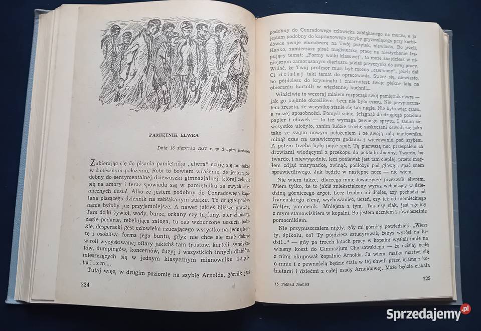 Gustaw Morcinek Pokład Joanny Czytelnik 1954 r Antykwariat Koźminek sprzedam