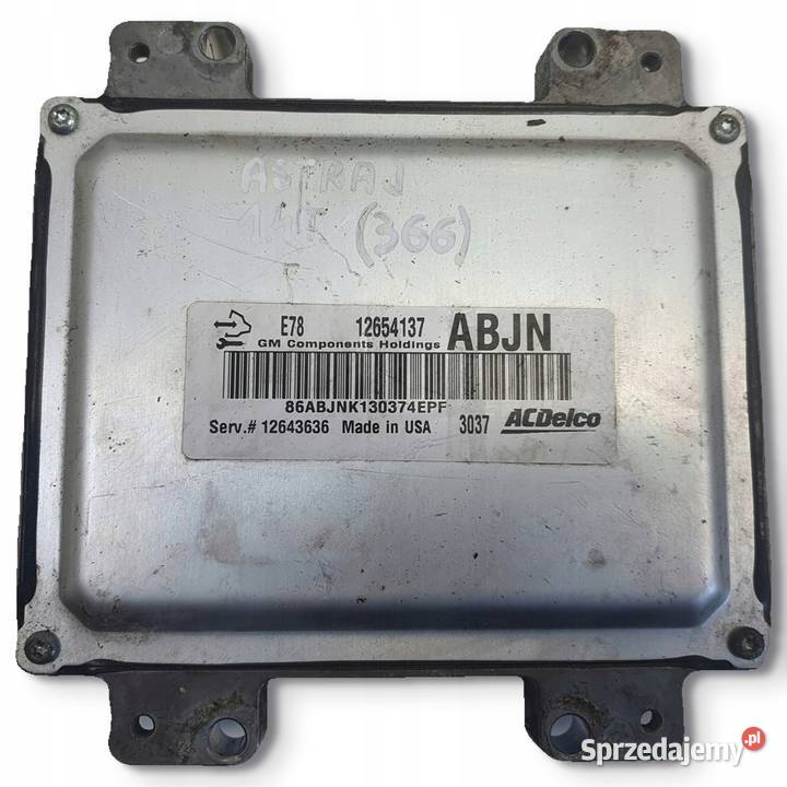 Opel Astra IV J 14 T turbo STEROWNIK SILNIKA Chełm