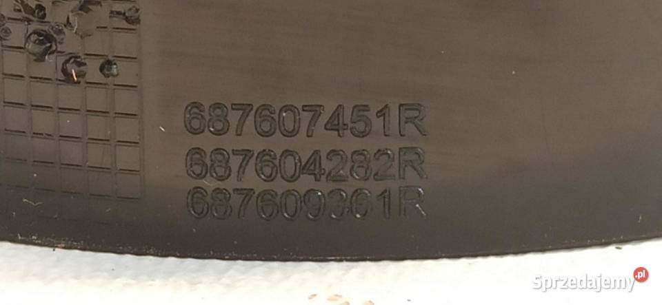 DACIA DUSTER II KRATKA NAWIEWU 687607451R osobowe Kratki nawiewu sprzedam