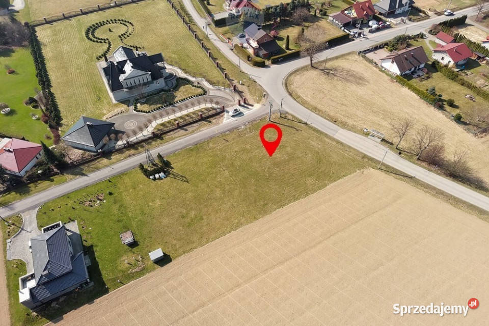 Działka budowlana ok 1206 m w Pisarzowicach śląskie Pisarzowice