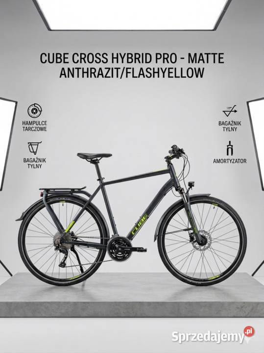 Rower trekking Kathmandu cube pro Shimano gravel Łódź