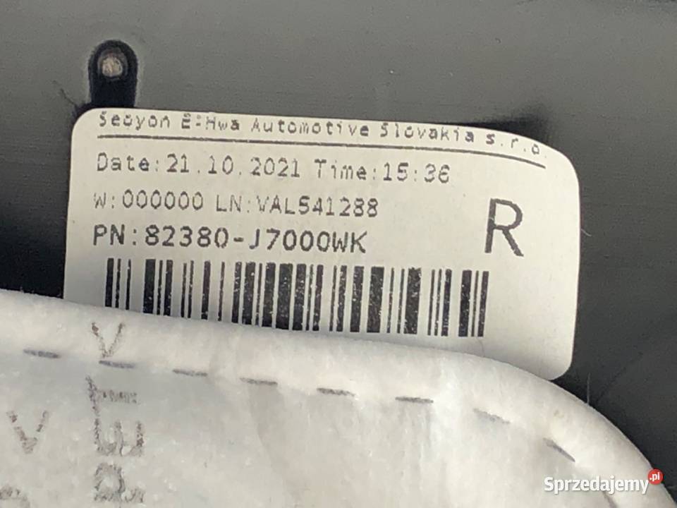 BOCZEK DRZWI PRAWY PRZÓD KIA CEED Crossover