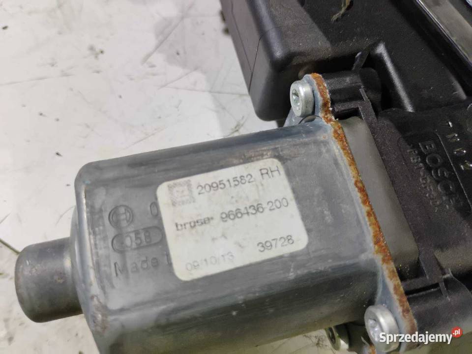 MECHANIZM PODNOŚNIK SZYBY PRAWY PRZÓD OPEL ASTRA Mechanizmy opuszczania szyb Motoryzacja