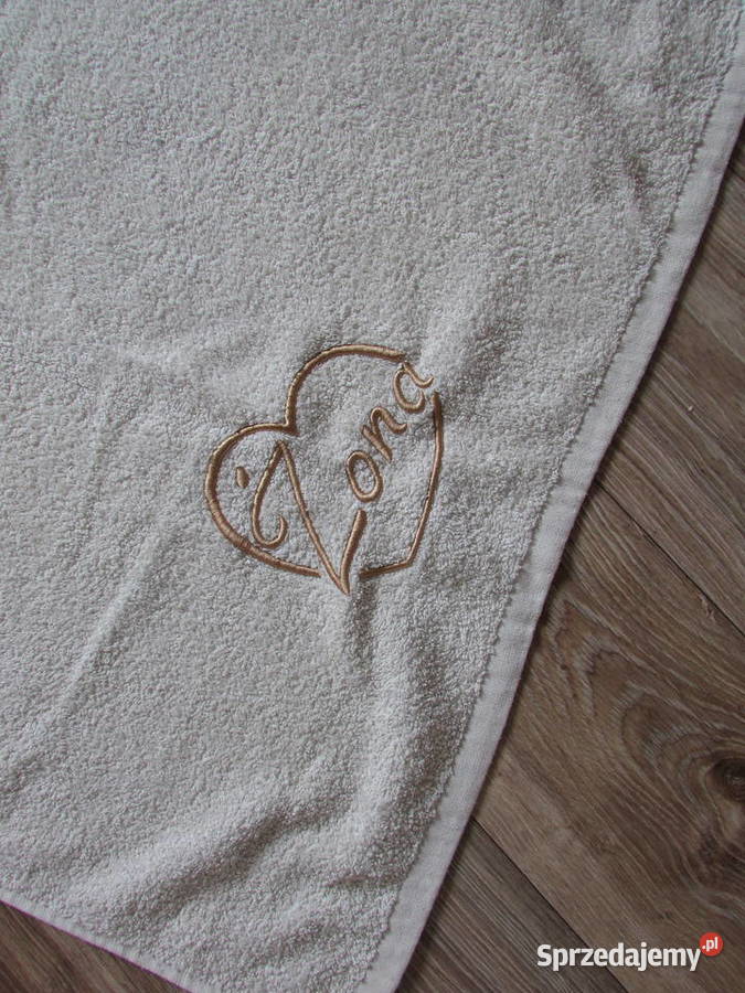 ręcznik plażowy kąpielowy Żona duży beżowy Ręczniki Kraków