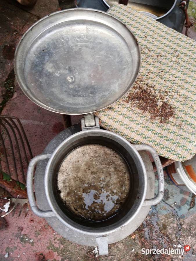 Duża KANKA MLEKO ALUMINIUM CCCP Poznań