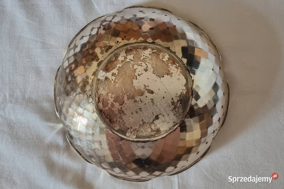 Metalowa misapółmisekpatera na owoce orzechy mazowieckie Warszawa