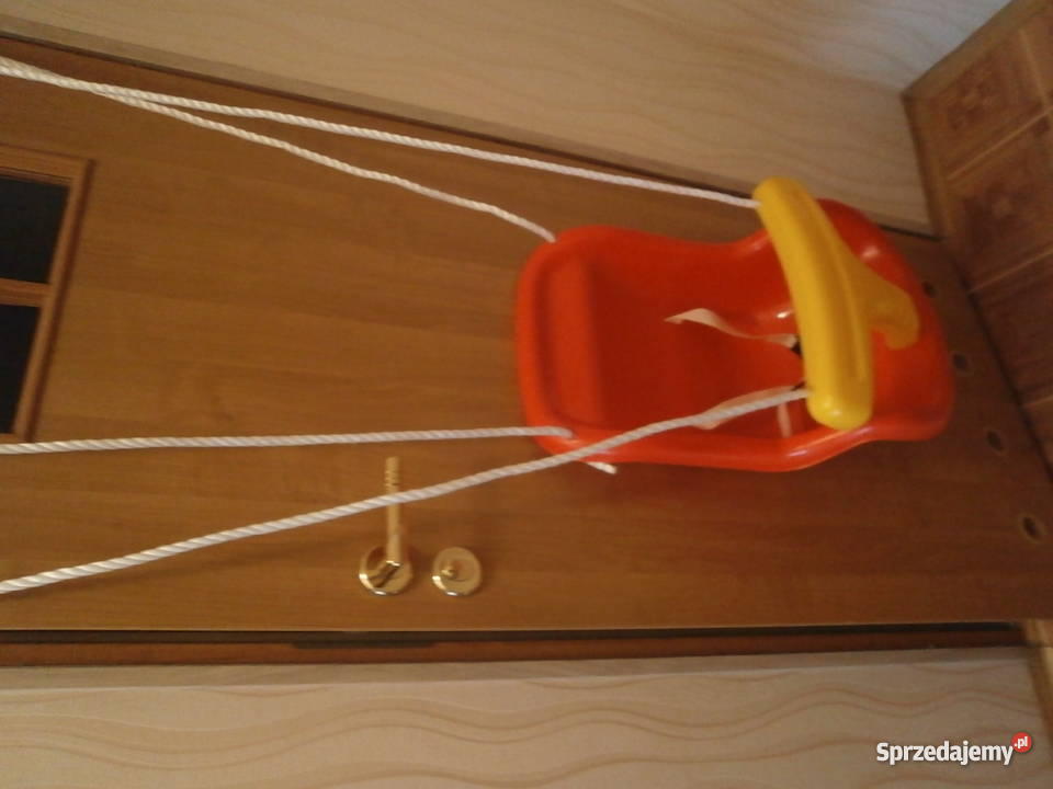 Ogrodowa huśtawka kubełkowa Dajar czerwona